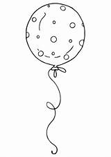 Balloons Ballon Coloriage Tocolor Baudruche Enregistrée Polkadot Täältä Tallennettu sketch template