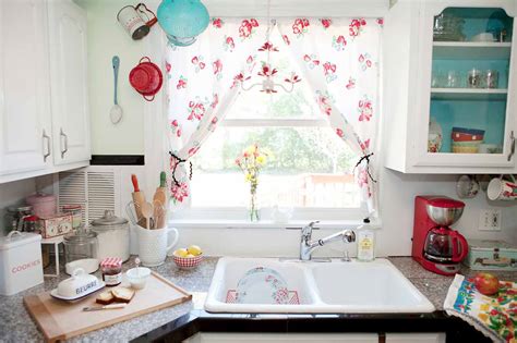 small kitchen window curtains   windows