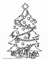 Christmas Tree Coloring Pages Fun Kids Children Honkingdonkey Little Holiday Sheet Sheets Meaning These Great Depict sketch template