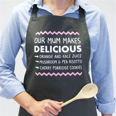 personalised you make delicious food apron by sparks and daughters
