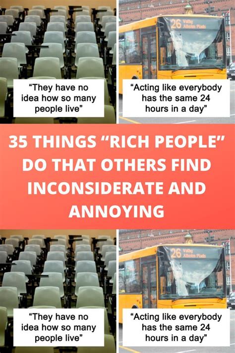 35 Things “rich People” Do That Others Find Inconsiderate And Annoying