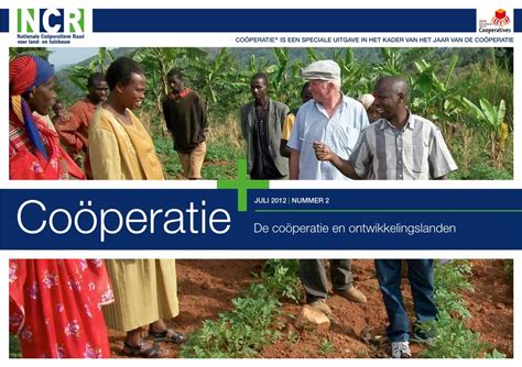 cooeperatie de cooeperatie en ontwikkelingslanden op ontwikkelingshulp en de rol van cooeperaties