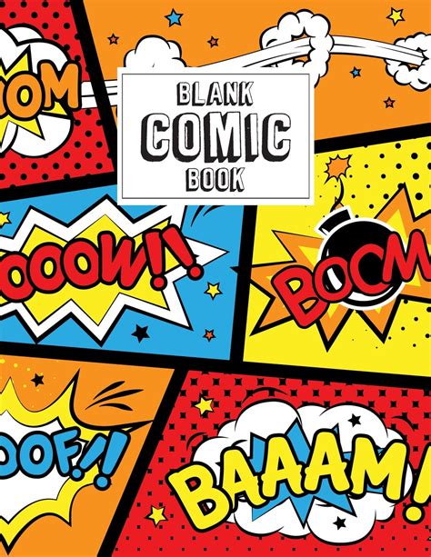 blank comic book blank comic book  kids  variety  templates