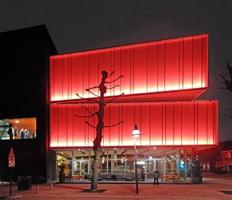 extension theater markant uden opened architectenwebnl multipurpose hall facade lighting