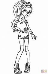 Ghoulia Coloring Yelps Schools Pages sketch template