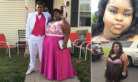 overweight teen was cyberbullied for prom pictures returns daily mail online