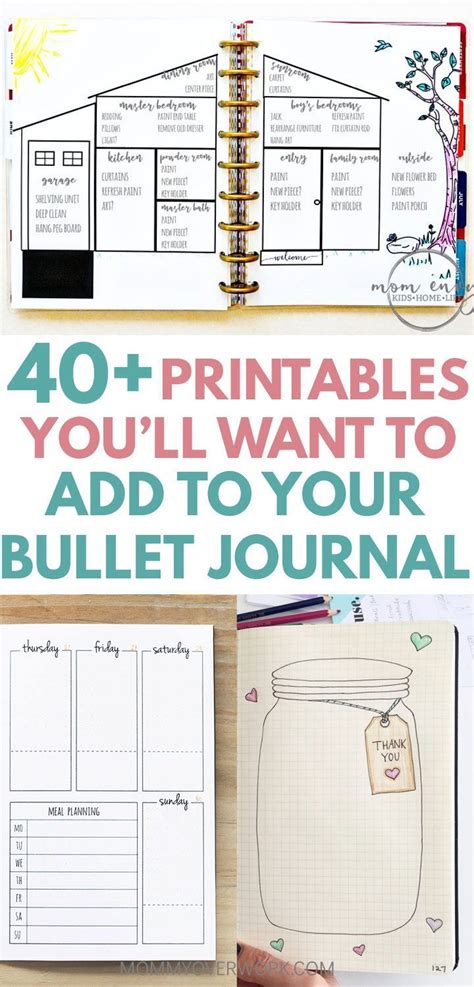 bullet journal printables  bujo enthusiasts