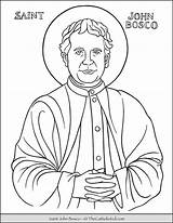 Bosco Thecatholickid Catholic Saints Pius Feast 1934 sketch template