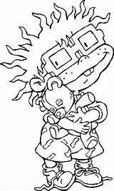 Rugrats Coloring Pages Cartoon Kids Fun Gif Kleurplaatjes Colouring Color Besuchen Characters sketch template