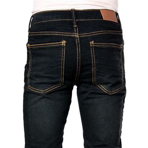 denim designer fashion mens slim fit skinny jeans multiple styles ebay