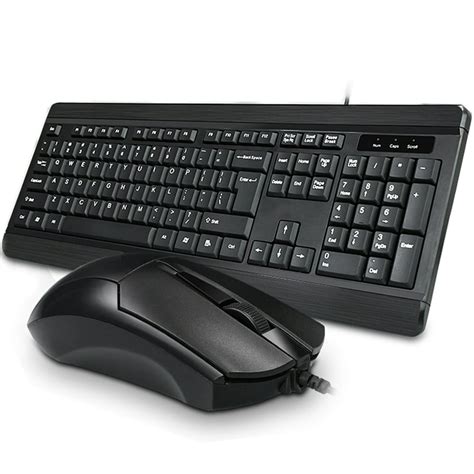 usb wired mouse keyboard set dpi mice mechanical feeling full layout  keys keypad combo
