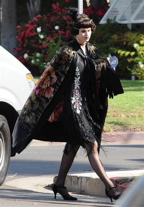 Alexandra Daddario On The Set Of American Horror Story In