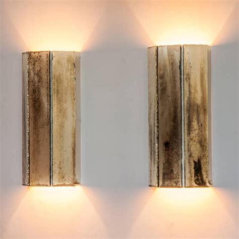 Trilogy Wall Sconce Art Glass Acqua Silver Glass Sheets Metal Body For