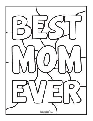 printable mothers day coloring pages easy peasy  fun