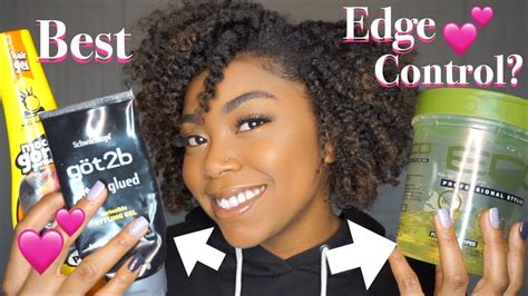 Best Edge Controls For 4b 4c Hair How To Lay Your Edges Youtube