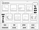 Anyong Lupa Tubig Grade Mga Sa Coloring Worksheets Sheets Kindergarten Land Classroom Pilipinas Pages sketch template