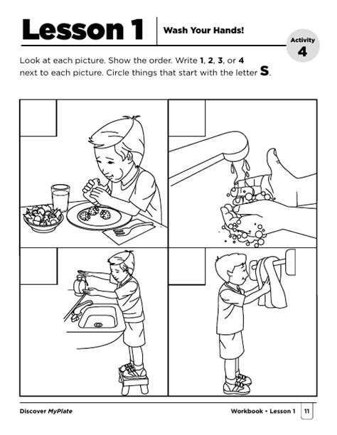 wash  hands kids worksheet activity  lesson  discover