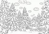Coloring Christmas Pages Intricate Hard Popular sketch template