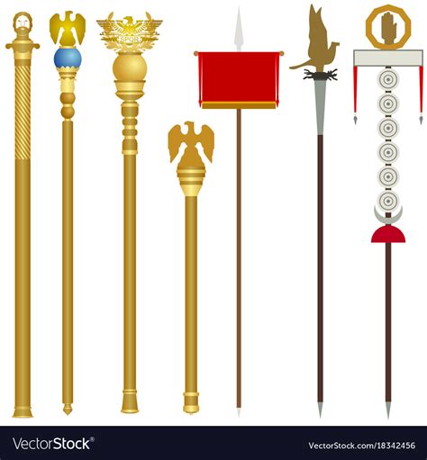 symbolism ancient roman legions royalty free vector image