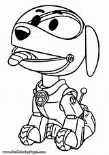 Paw Coloring Dog Patrol Robodog Pages Getcolorings Color Print Getdrawings sketch template
