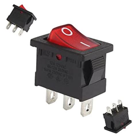 spst   rocker switch  light  pin original  buy  electronic components