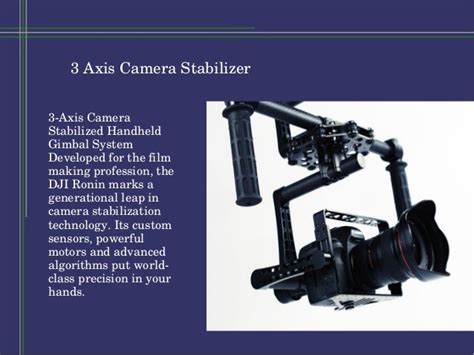 camera stabilization systems