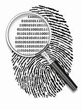 Fingerprint Clipart Forensic Forensics Digital Binary Code Transparent Clip Icon Finger Analysis Svg Print Crime Background Powerpoint Computer Mobile Services sketch template