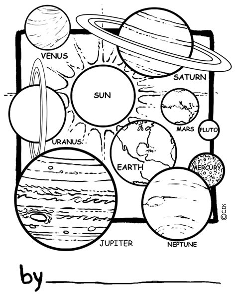 printable solar system coloring pages  kids solar system
