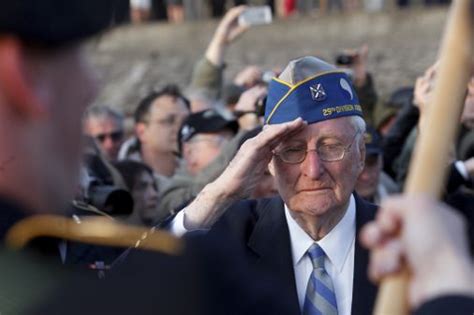 veterans gather at normandy to honor the fallen the boston globe
