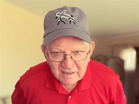 my 90 year old grandpa in the help people carry on dad hat by