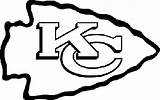Chiefs Coloring Kansas Pages City Kc Logo Football Nfl Printables Choose Board Mascot Words sketch template