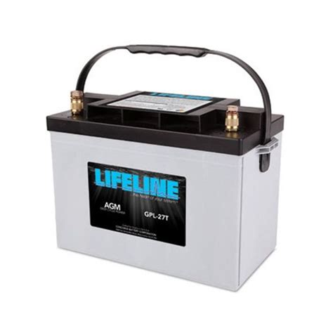 lifeline   ah deep cycle sealed agm battery gpl