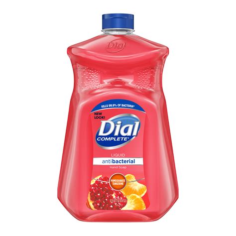 dial antibacterial liquid hand soap refill pomegranate tangerine