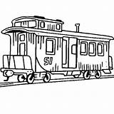 Train Caboose Coloring Clipart Railroad Pages Drawing Clip Engine Getdrawings Steam Amazing Cliparts Colorluna Little sketch template