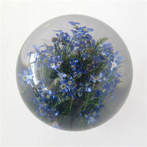Paperweight Forget Me Not Small Garden Objects