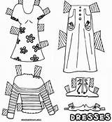 Dress Coloring Pages Colorings sketch template