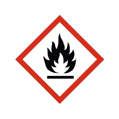 ghs highly flammable label safety signs  parrs uk