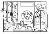 Pet Coloring Store Pages Shop Getcolorings Printable Colouring sketch template