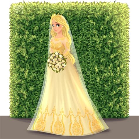rapunzel as a bride best disney princess fan art popsugar love and sex photo 19