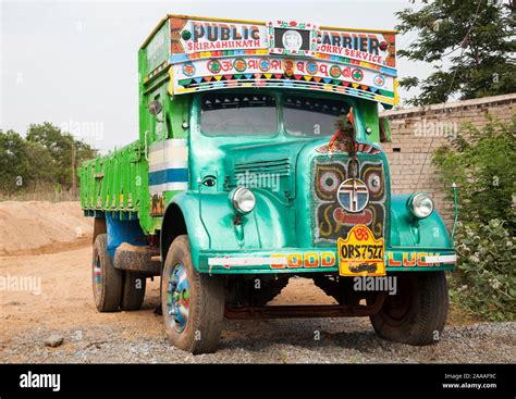vintage indian tata  se truck odisha india stock photo alamy