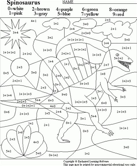 printable math coloring pages  kids gzkd