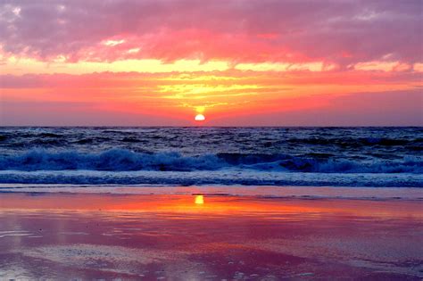 coucher soleil ocean santa mila