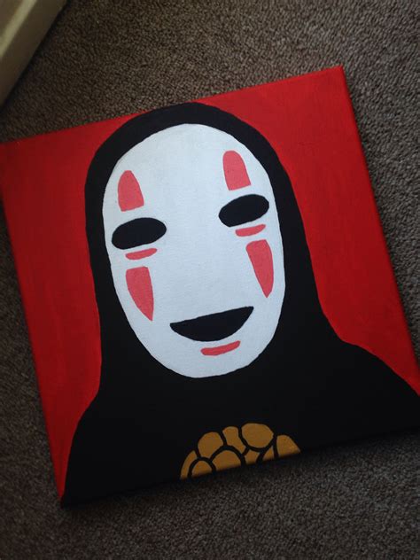 face  spirited  painting   simple canvas paintings
