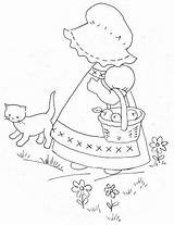Embroidery Bonnie Bonnet Coloring Pages Picasaweb Google Patterns sketch template