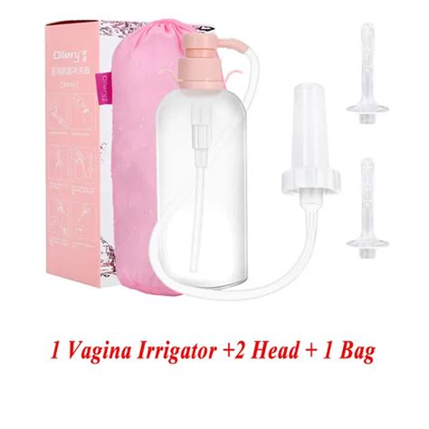 600ml reusable medical vagina irrigator enemator vaginal washing device