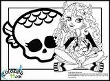 Lagoona Pages Coloring Blue Monster High Getcolorings Printable Color sketch template