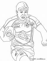 Rugby Pages Coloring Colouring Player League Printable Sport Print Cup Brian Mbappé Color sketch template
