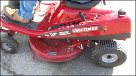 craftsman  hp   riding lawn mower home improvement
