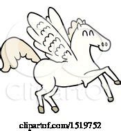 royalty  rf flying horse clipart illustrations vector graphics