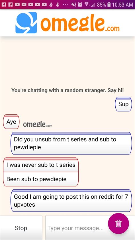 Best Omegle Chat Ever R Pewdiepiesubmissions